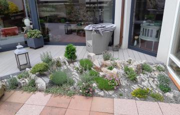 Granite Patio Garden