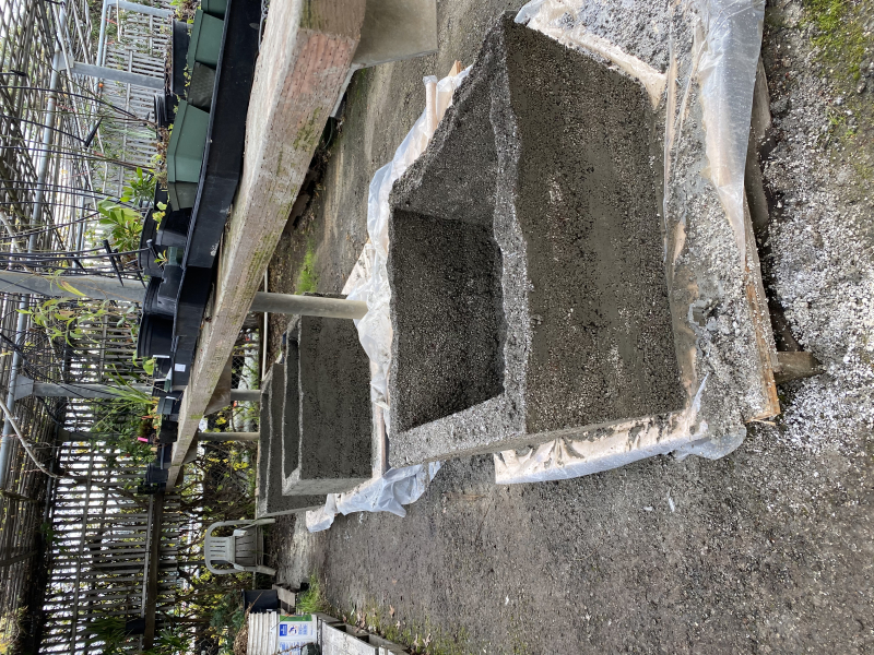 a finished trough a finished trough