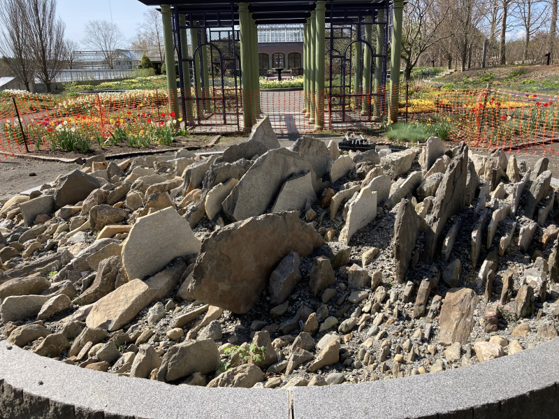 The final, planted garden The final, planted garden