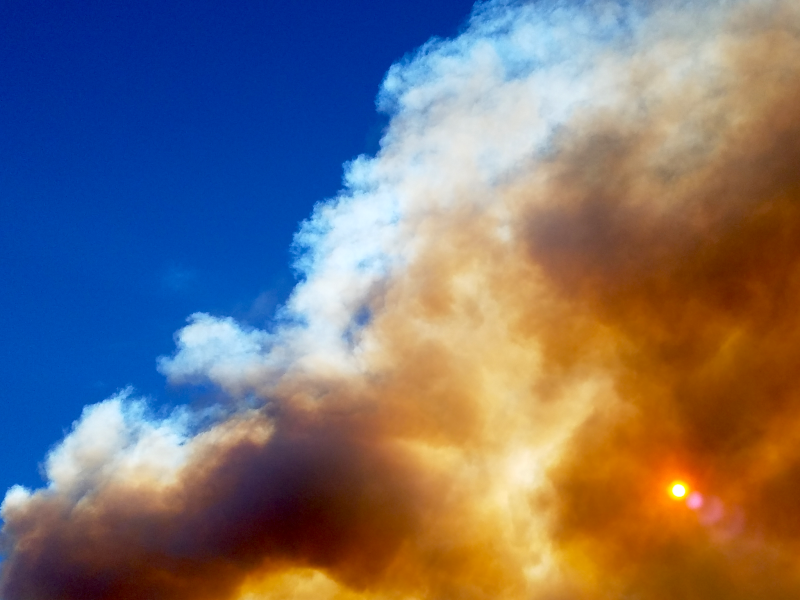 We could see a wall of smoke advancing towards us in Taylorsville after evacuating from Lassen. We could see a wall of smoke advancing towards us in Taylorsville after evacuating from Lassen.
