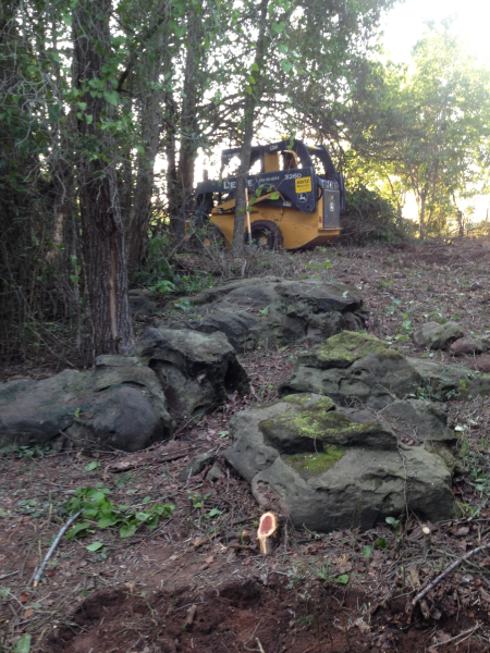 Rocks in natural outcropping Rocks in natural outcropping