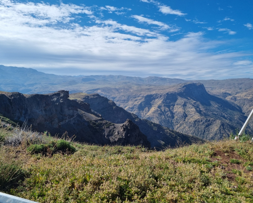 The view from Valle Nevado