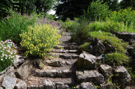 Entrace to the North American garden